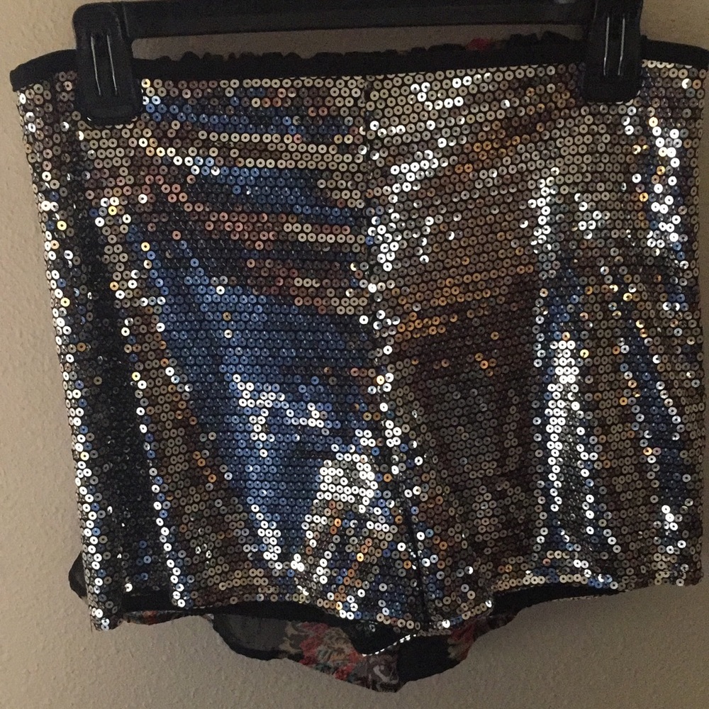 Sequin shorts